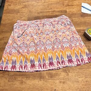 Title Nine Multicolor Mini Skirt